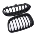 Miniatyrbillede 11 af 11: Matte Black Front Kidney Grill Grilles For BMW F20 F21 1 Series 2011-2014 12 13