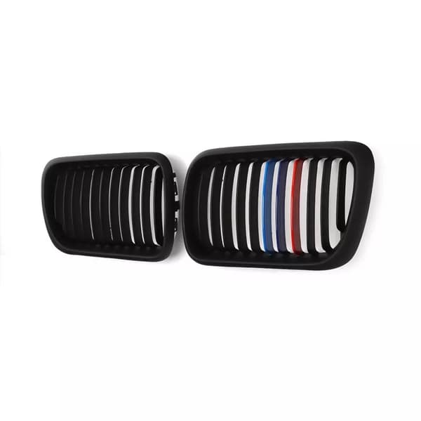 Matte Black M-Color Front Kidney Grill Grilles For BMW E36 3 Series M3 1997-1999