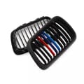 Miniatyrbilde 9 av 11: Matte Black M-Color Front Kidney Grill Grilles For BMW E36 3 Series M3 1997-1999
