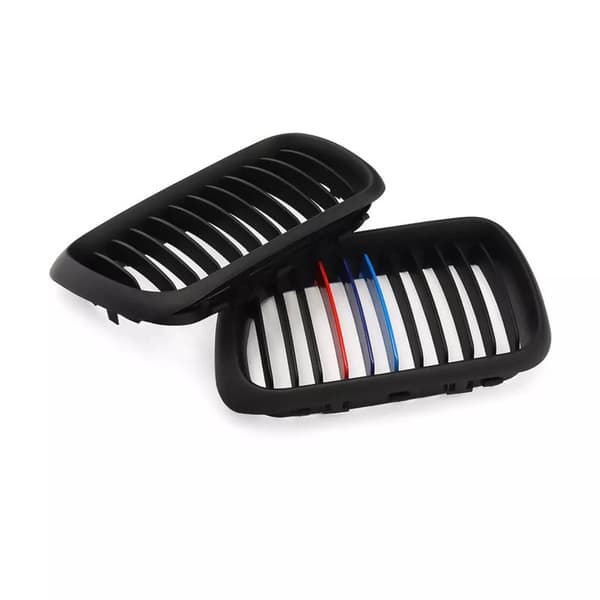 Matte Black M-Color Front Kidney Grill Grilles For BMW E36 3 Series M3 1997-1999