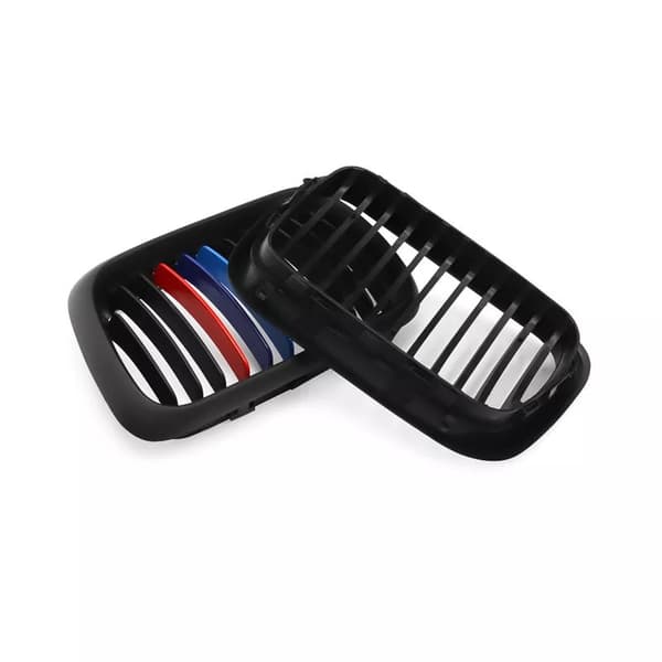 Matte Black M-Color Front Kidney Grill Grilles For BMW E36 3 Series M3 1997-1999