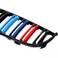Pikkukuva 5 / 11: FOR BMW 3-SERIES E90 E91 M COLOR KIDNEY TWIN DUAL GRILLES GLOSS BLACK 2005-2008