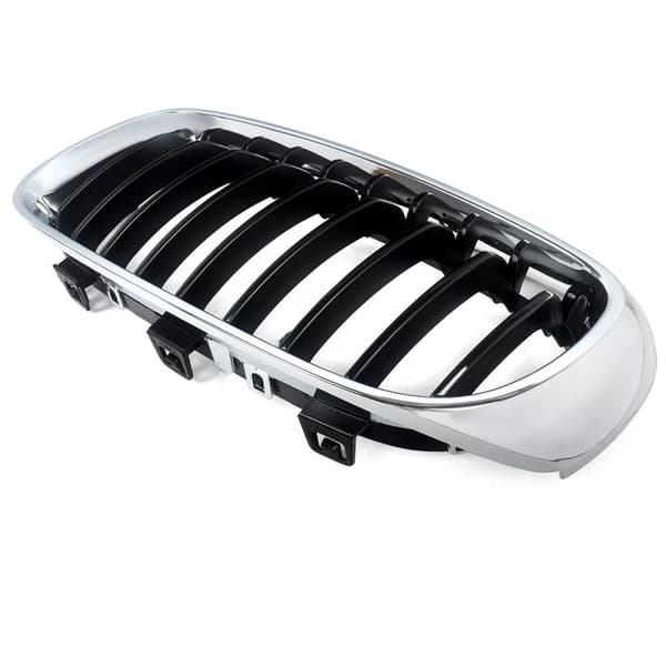 Fits BMW 3 Series F34 GT 13-19 Chrome Frame Black Slat Front Kidney Grille Left