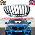 Miniatyrbild 2 av 11: Fits BMW 3 Series F34 GT 13-19 Chrome Frame Black Slat Front Kidney Grille Right