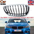 Miniatyrbild 1 av 11: Fits BMW 3 Series F34 GT 13-19 Chrome Frame Black Slat Front Kidney Grille Right