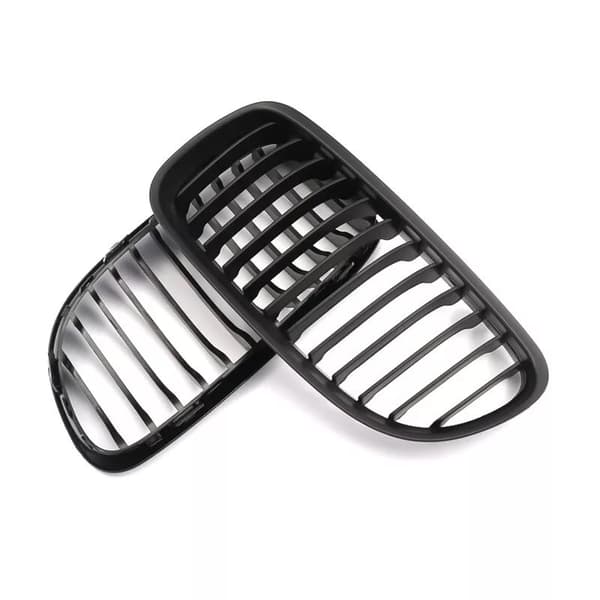 For 2009-2011 BMW E90 E91 LCI 325i 328i 4D Front Kidney Grill Grille Matte Black