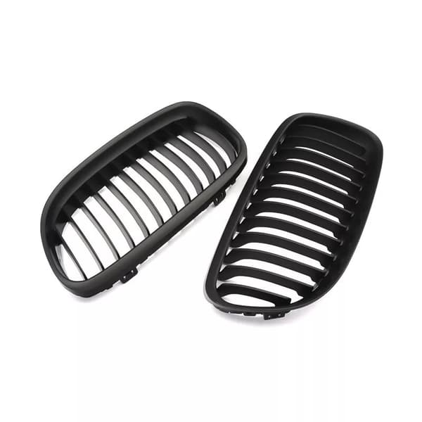For 2009-2011 BMW E90 E91 LCI 325i 328i 4D Front Kidney Grill Grille Matte Black