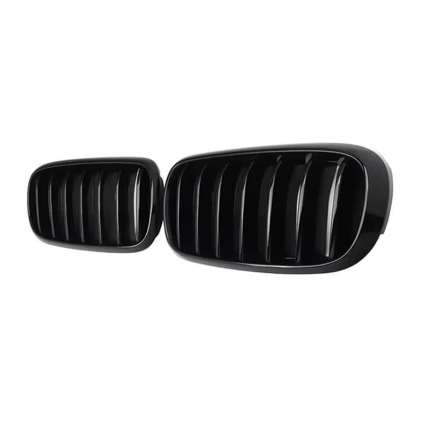 BMW X5 F15 X5M F85 X6 F16 X6M F86 FRONT KIDNEY BUMPER GRILLES GLOSS BLACK GRILLS