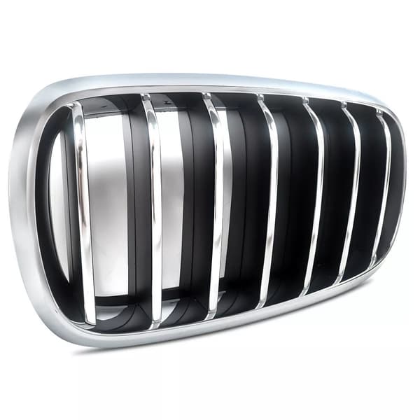 FOR BMW X5 F15 X6 F16 13-2018 OE STYLE FRONT KIDNEY GRILLE CHROME LEFT SIDE N/S