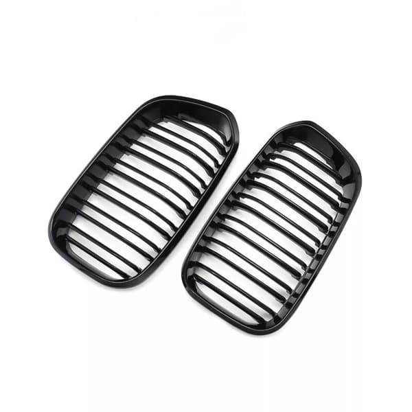 FOR BMW 1 SERIES F20 F21 15-19 LCI M PERFORMANCE KIDNEY GRILLE GRILL+MIRROR CAPS