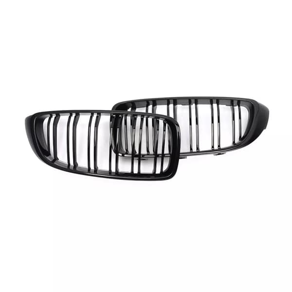FOR BMW 4 SERIES F32 F33 F36 M PERFORMANCE KIDNEY GRILLE GRILL+MIRROR COVER CAPS
