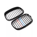 Miniatyrbilde 8 av 11: For BMW 1-Series F20 F21 2012-2015 Front Hood Kidney Grilles Gloss Black M Color