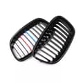 Miniatyrbilde 10 av 11: For BMW 1-Series F20 F21 2012-2015 Front Hood Kidney Grilles Gloss Black M Color