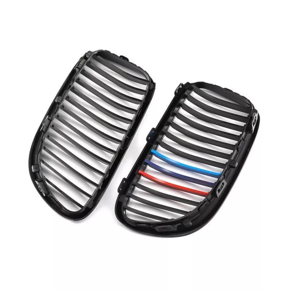Gloss Black M-Color Front Grille Kidney for 2011-2014 BMW E92 E93 3 Series 2Door