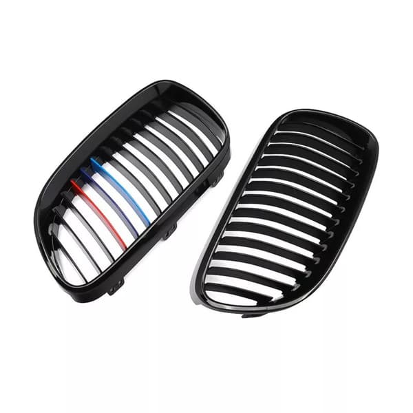 Gloss Black M-Color Front Grille Kidney for 2011-2014 BMW E92 E93 3 Series 2Door
