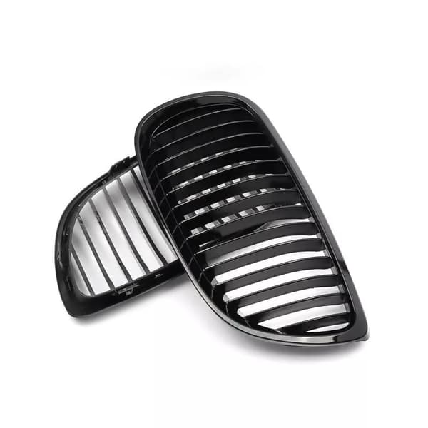 Gloss Black Front Kidney Grill Grilles for BMW E92 E93 3 Series 06-09 Coupe ABS
