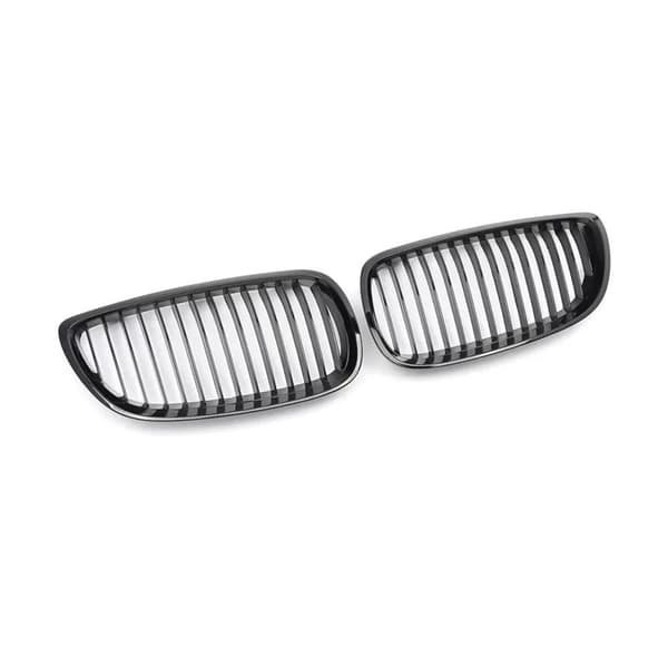 Gloss Black Front Kidney Grill Grilles for BMW E92 E93 3 Series 06-09 Coupe ABS