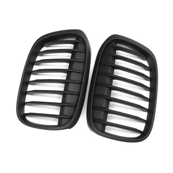Matte Black Front Kidney Hood Grille Grill X-Series For BMW X1 F49 F48 16-17
