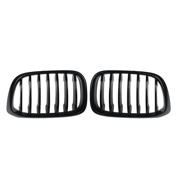 FOR BMW X4 G02 X3 G01 GLOSS BLACK M PERFORMANCE FRONT KIDNEY GRILLE SINGLE SLATS