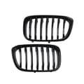Pikkukuva 6 / 11: FOR BMW X4 G02 X3 G01 GLOSS BLACK M PERFORMANCE FRONT KIDNEY GRILLE SINGLE SLATS