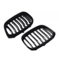 Pikkukuva 8 / 11: FOR BMW X4 G02 X3 G01 GLOSS BLACK M PERFORMANCE FRONT KIDNEY GRILLE SINGLE SLATS