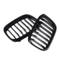Pikkukuva 10 / 11: FOR BMW X4 G02 X3 G01 GLOSS BLACK M PERFORMANCE FRONT KIDNEY GRILLE SINGLE SLATS