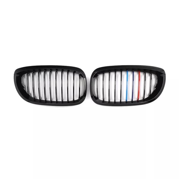 2x Front Bumper Kidney Hood Grilles Grills for BMW 3-series E46 2Door 2003-2005