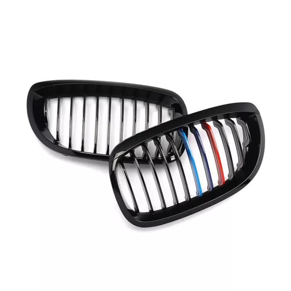 2x Front Bumper Kidney Hood Grilles Grills for BMW 3-series E46 2Door 2003-2005