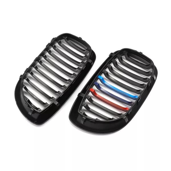 2x Front Bumper Kidney Hood Grilles Grills for BMW 3-series E46 2Door 2003-2005