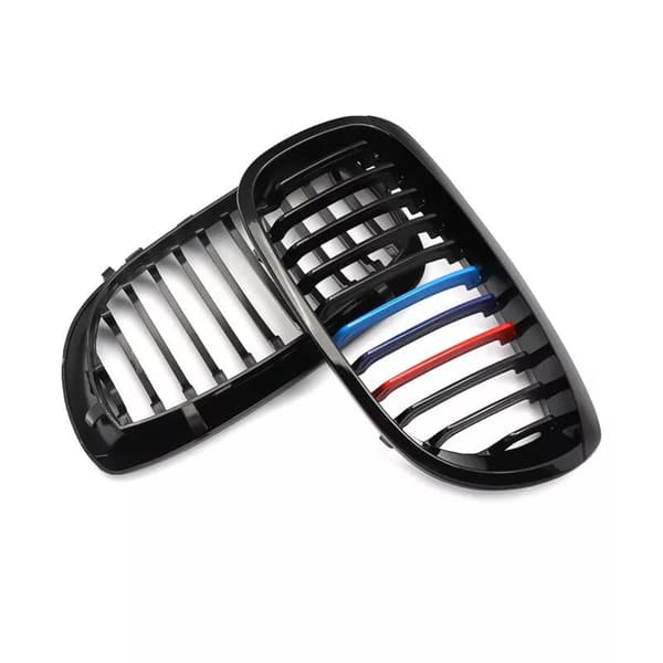 2x Front Bumper Kidney Hood Grilles Grills for BMW 3-series E46 2Door 2003-2005