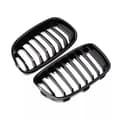 Miniatyrbilde 7 av 11: For BMW F20 F21 1 Series Gloss Black 8 Bar Front Kidney Grill Grille 2011-2014