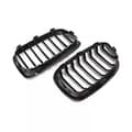Miniatyrbilde 9 av 11: For BMW F20 F21 1 Series Gloss Black 8 Bar Front Kidney Grill Grille 2011-2014