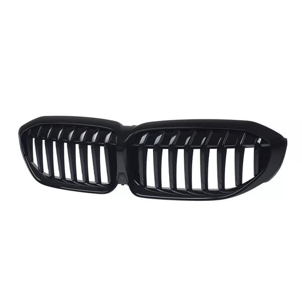 FOR BMW 3 SERIES G20 G21 19+ FRONT KIDNEY GRILLE GRILL GLOSS BLACK M PERFORMANCE