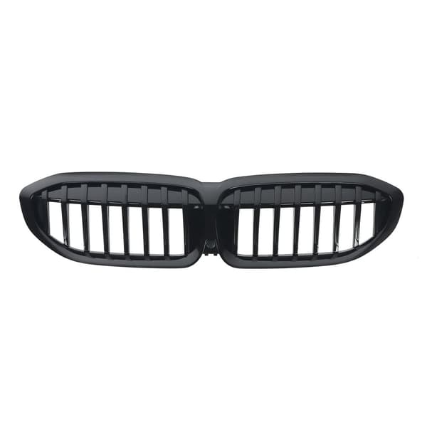 FOR BMW 3 SERIES G20 G21 19+ FRONT KIDNEY GRILLE GRILL GLOSS BLACK M PERFORMANCE
