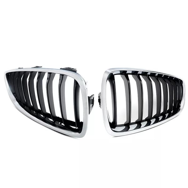 1PAIR FOR BMW F32 F33 F36 4 SERIES 2013-20 FRONT BUMPER KIDNEY GRILLES OE STYLE