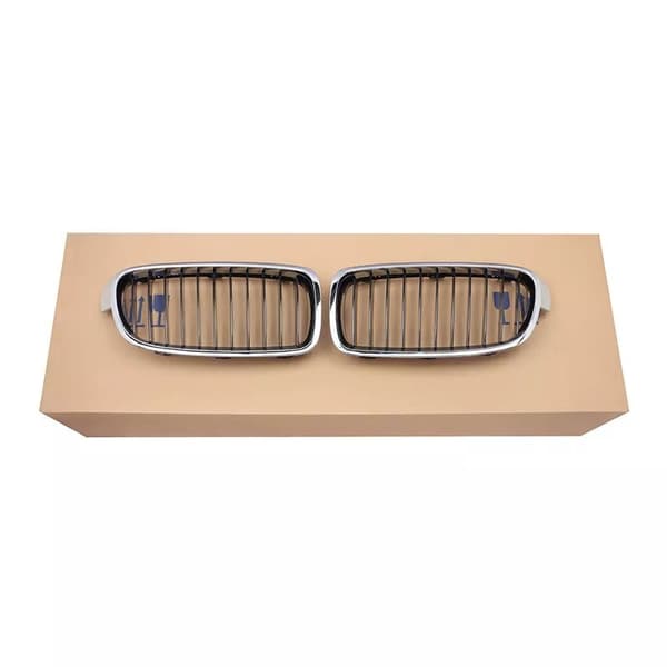 For BMW F30 F31 3 Series Kidney Grill Grille Chrome+Black Saloon Touring 2012-16