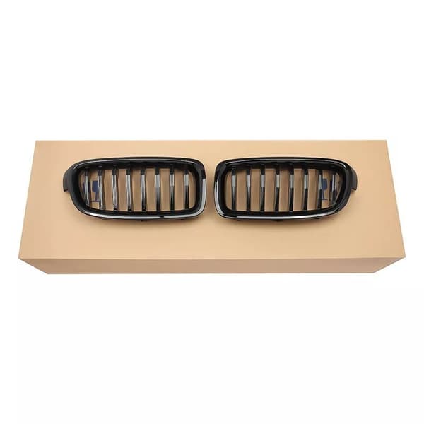 Front Kidney Grille Grill For BMW 320i F30 F31 3 Series Saloon 12-16 Gloss Black