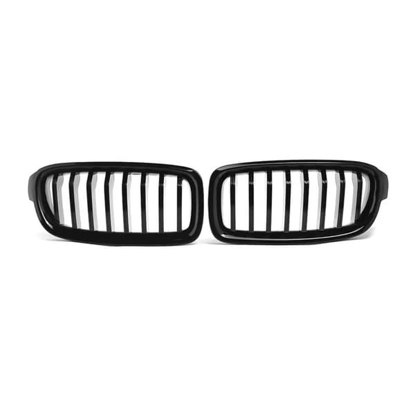 Front Kidney Grille Grill For BMW 320i F30 F31 3 Series Saloon 12-16 Gloss Black