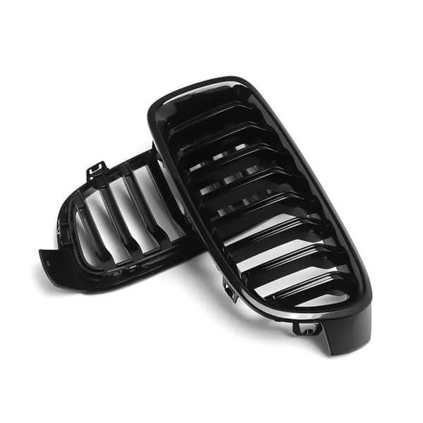 Front Kidney Grille Grill For BMW 320i F30 F31 3 Series Saloon 12-16 Gloss Black