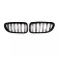 Miniatyrbilde 3 av 11: For BMW F06 F12 F13 6Series Coupe Convertible Gloss Black Kidney Grille Twin Bar