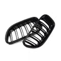 Miniatyrbilde 11 av 11: For BMW F06 F12 F13 6Series Coupe Convertible Gloss Black Kidney Grille Twin Bar