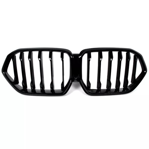 For BMW X6 G06 Gloss Black Front Kidney Grill Grille Grille Single Slat 2020-23