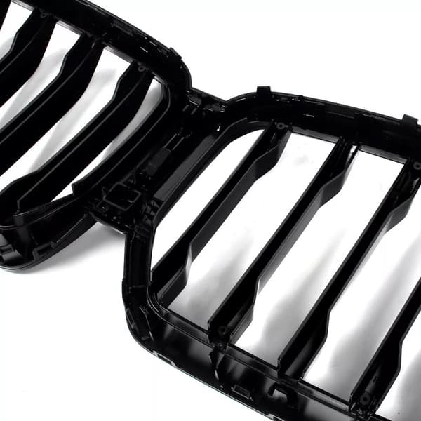 For BMW X6 G06 Gloss Black Front Kidney Grill Grille Grille Single Slat 2020-23