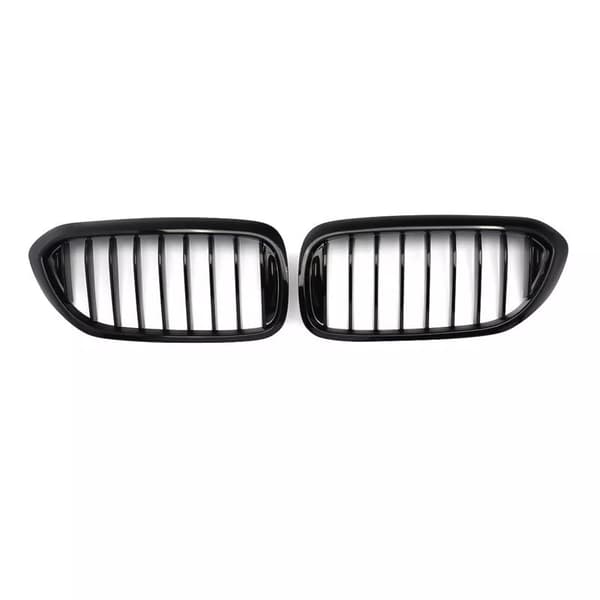 2x For BMW 5 Series G30 G31 G38 2017-2018 Glossy Black Kidney Grille Grill L&R