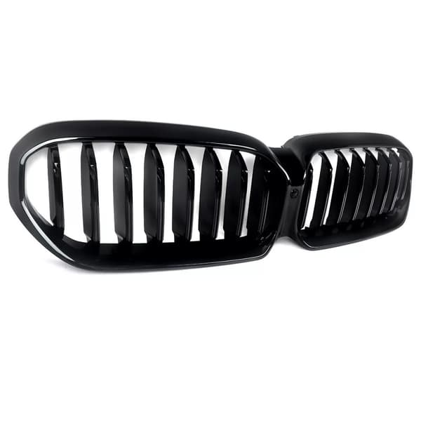 FOR BMW G30 G31 LCI 2021-2023 M PERFORMANCE LOOK GLOSS BLACK FRONT KIDNEY GRILLE