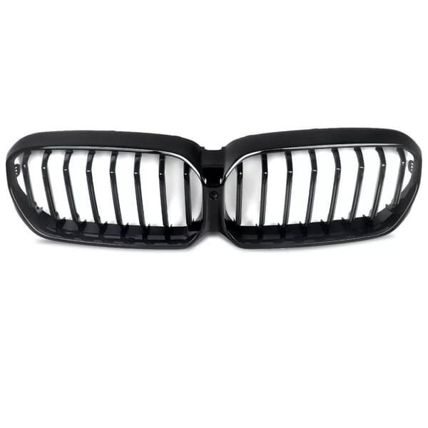 FOR BMW G30 G31 LCI 2021-2023 M PERFORMANCE LOOK GLOSS BLACK FRONT KIDNEY GRILLE
