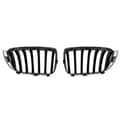 Miniatyrbillede 4 af 11: Chrome&Black Factory Style Front Kidney Grilles For BMW X3 F25 /X4 F26 2014-2017