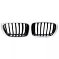 Miniatyrbillede 8 af 11: Chrome&Black Factory Style Front Kidney Grilles For BMW X3 F25 /X4 F26 2014-2017