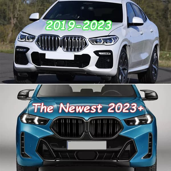 FOR BMW X6 G06 M-PERFORMANCE FRONT KIDNEY HOOD GRILL GRILLE DUAL SLAT FOR 20-23