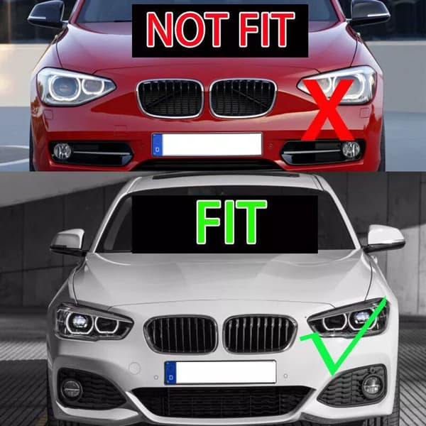 FOR BMW 1 SERIES F20 F21 15-19 FRONT UPPER KIDNEY GRILLE 51137371747 51137371748